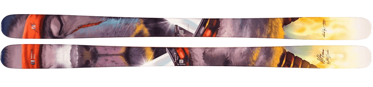 Picture of the ski that is being reviewed