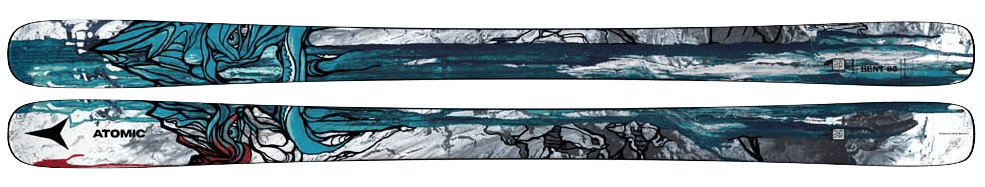 Picture of the ski that is being reviewed