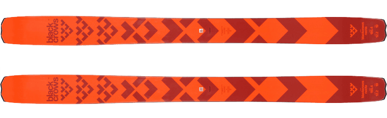 Picture of the ski that is being reviewed