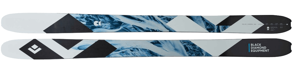 Picture of the ski that is being reviewed