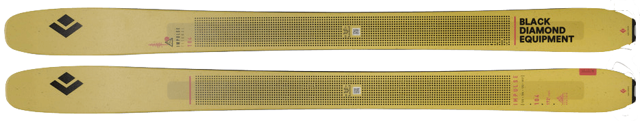 Picture of the ski that is being reviewed