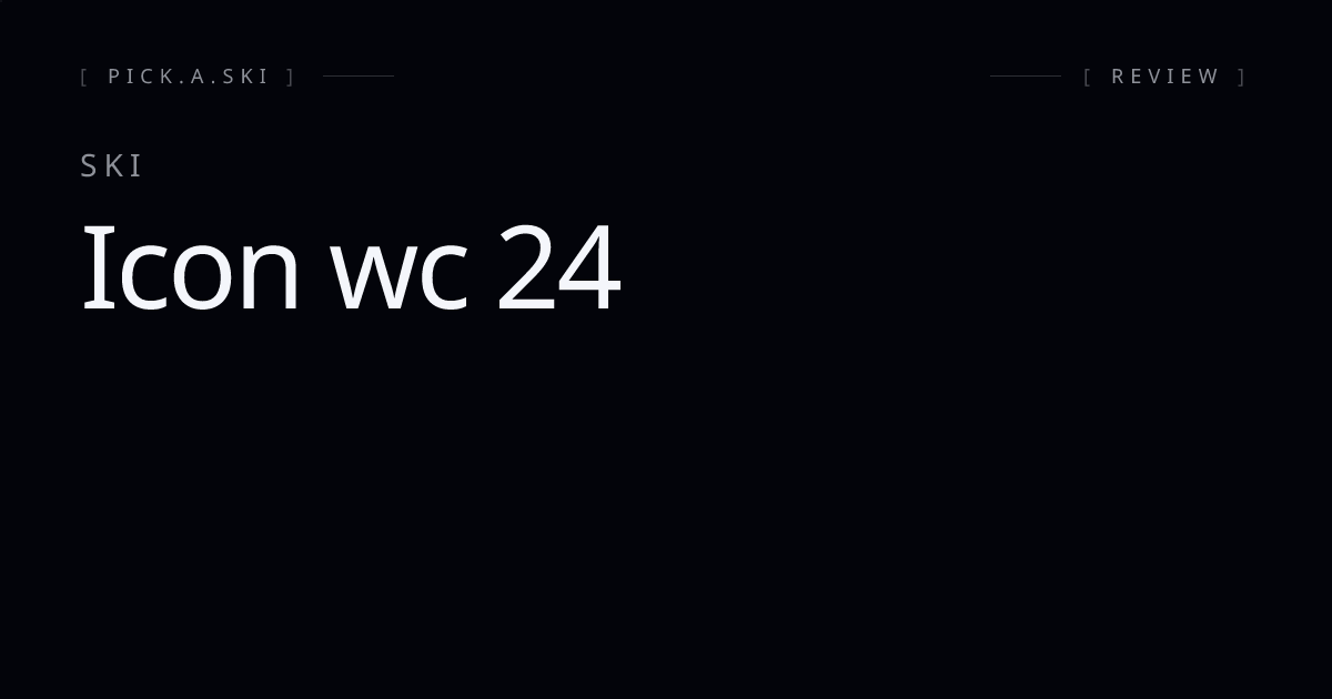 Atomic Icon WC 24 Binding Review: Race-Ready Power
